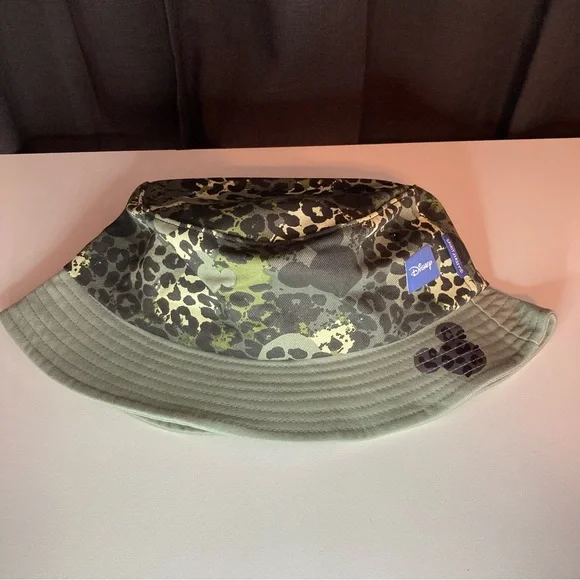 Disney Parks Mickey Animal Print Spirit Jersey Bucket Hat - Picture 6 of 10